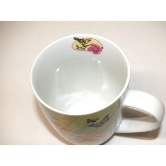 Disney Tinkerbell Fairy Tink coffee mug/ tea cup 2 Sided 8oz Multi Color Images - Picture 2 of 5